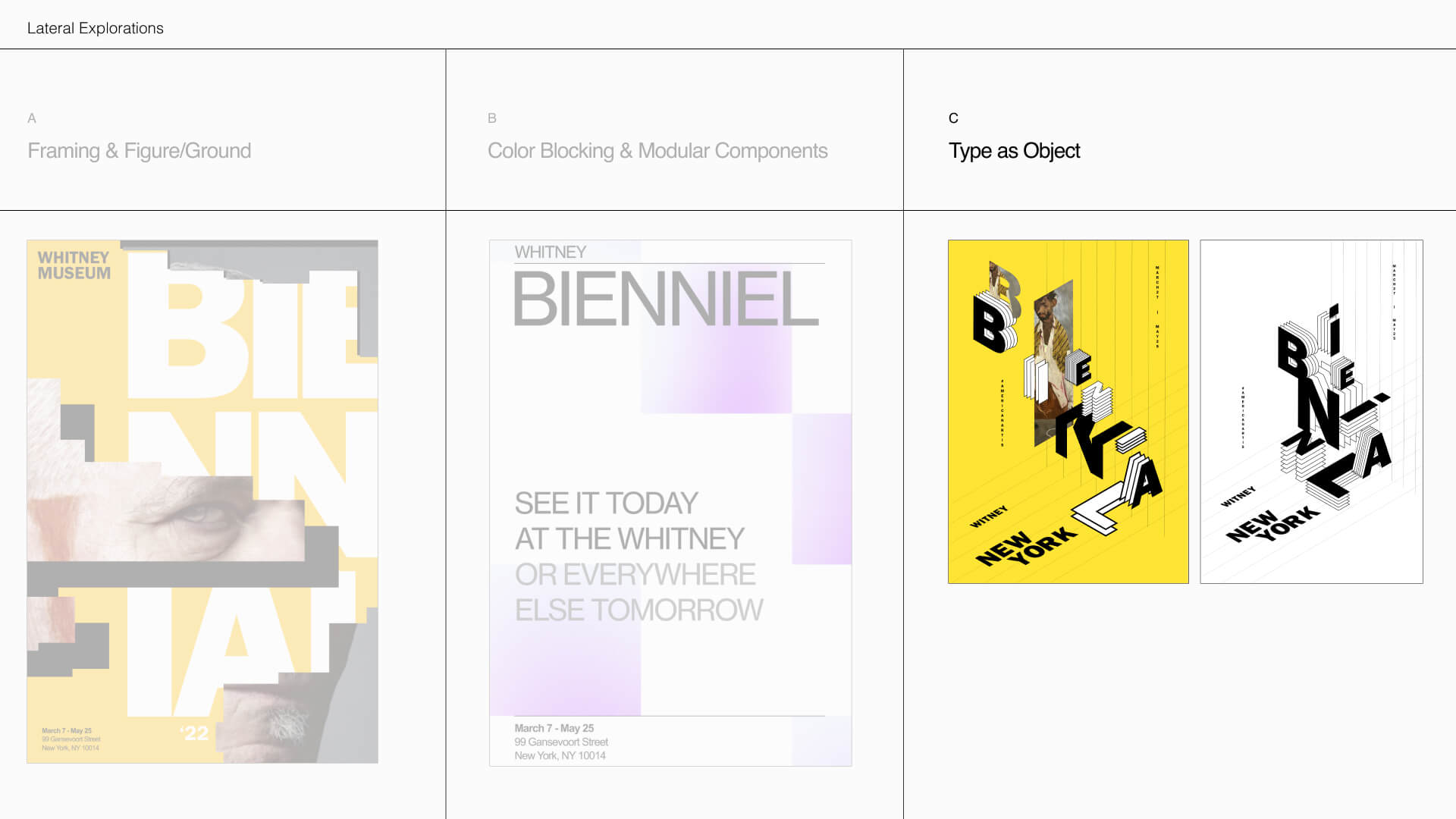 Round 1 Lateral Explorations
